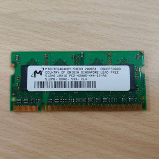【Micron】 DDR2 512MB(拆機良品)