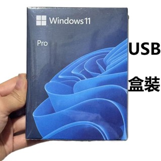 Win11專業版 USB 彩盒 Windows 10 專業版 Win 11 家用版 永久買斷 DVD 貼紙