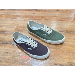 Vans authentic 淺綠 淺咖啡 帆布 休閒 復古 滑板鞋