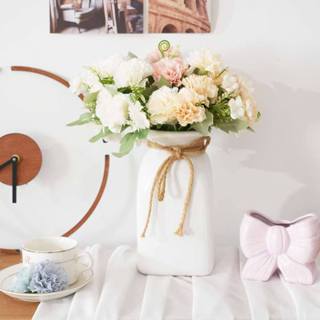 仿真花 康乃馨 捧花 不凋花 永生花 婚禮佈置 手作素材 攝影道具 新娘捧花 乾燥花束