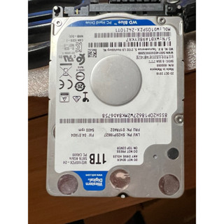 WD 1TB 2.5吋硬碟 筆電 內接硬碟使用時間225小時