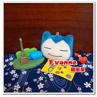 【Evonne甜蜜屋】正版Pokemon寶可夢/神奇寶貝~8cm大臉卡比獸娃娃吊飾
