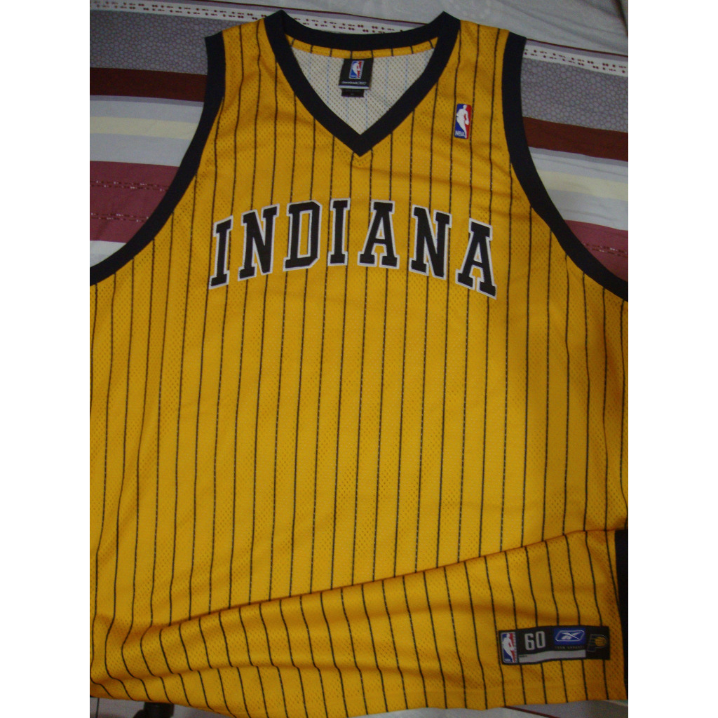 NBA Indiana Pacers 溜馬隊球員版復古空白球衣 reebok 60 Haliburton Miller