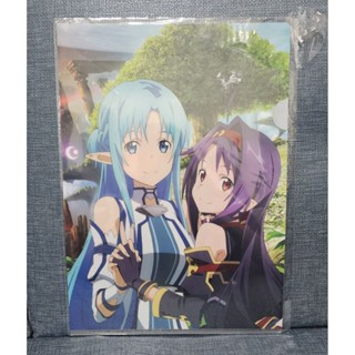 🔥日版絕版現貨🔥刀劍神域 SAO 周邊 資料夾 檔案夾 亞絲娜 結城明日奈 有紀 紺野木綿季 桐子 桐谷和人 朝田詩乃