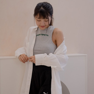 【Wholu.select】現貨－PUMA P.TEAM 刺繡LOGO 休閒背心 灰色