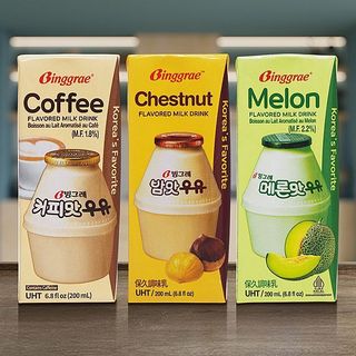 Binggrae 保久調味乳 (200ml) 好市多 熱銷 哈密瓜 栗子 咖啡 韓國 牛奶【小三美日】DS026317