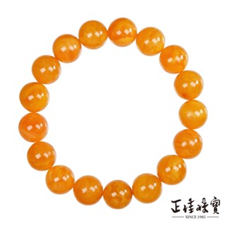 【正佳珠寶】蜜蠟琥珀 頂級花蜜蠟 11.8-12.3mm 花蜜蠟手珠