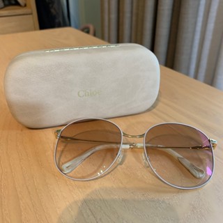 Chloe 時尚大框金屬太陽眼鏡 墨鏡