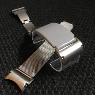 Galaxy Watch4/5/6/7/Ultra超級悠遊卡錶帶(悠遊卡錶帶)(一卡通錶帶)-米蘭運動型透氣不鏽鋼錶帶