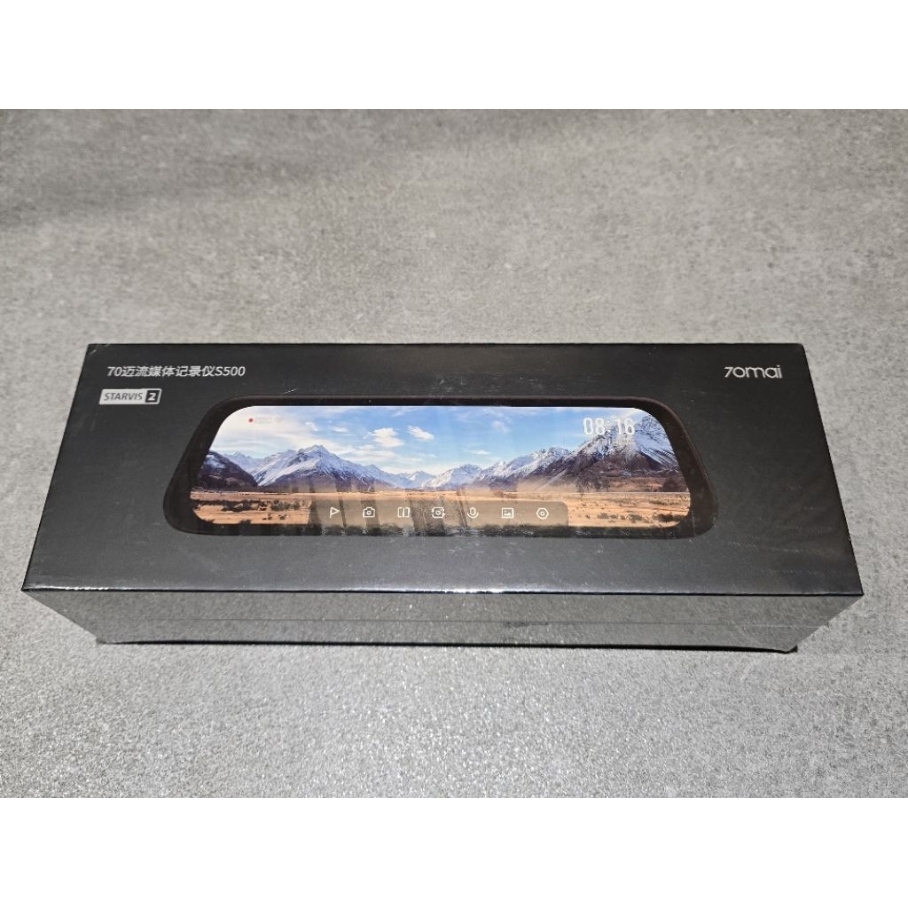 [全新] 70mai S500 流媒體後照鏡+星光後攝+128G