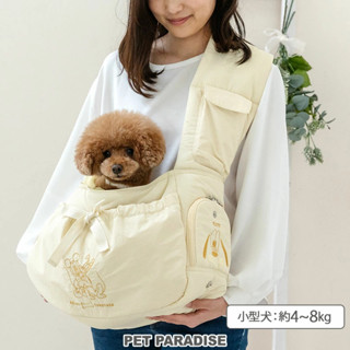 【PET PARADISE】寵物外出斜背袋鼠包〔M 4-8kg〕｜DISNEY米奇布魯託 寵物透氣夏天外出揹包