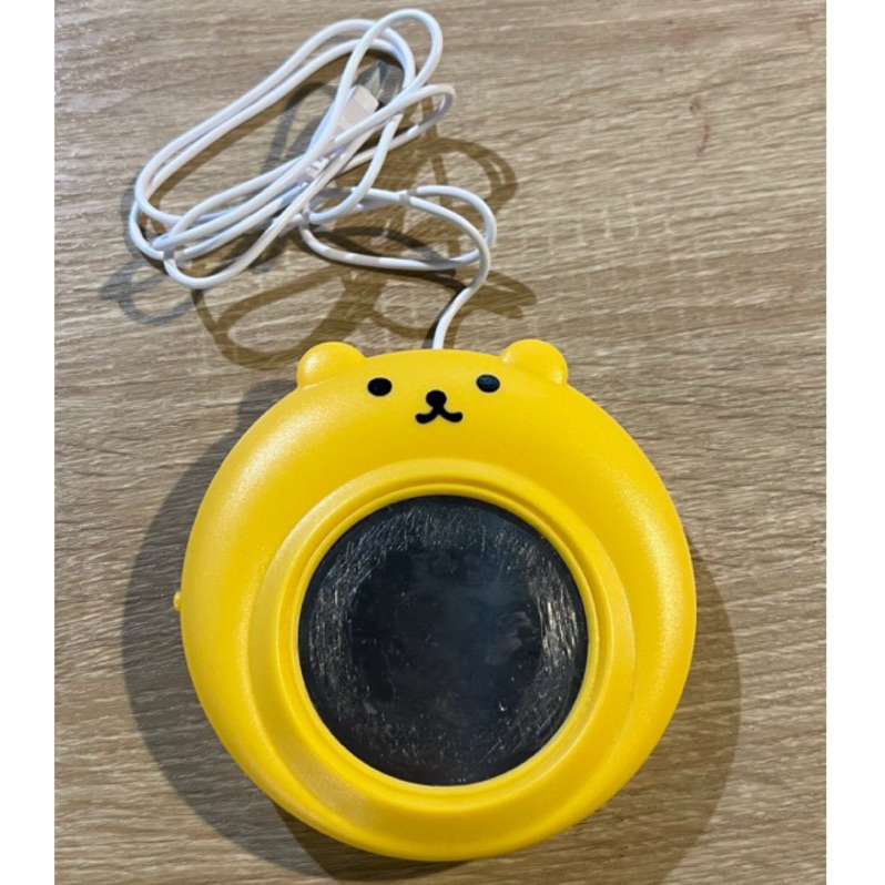 二手 冬季飲品保溫 小熊 加熱盤 USB保溫杯墊 加熱杯墊 保溫碟 加熱器 保溫器 長效保溫 熱飲保溫 杯墊 小電器