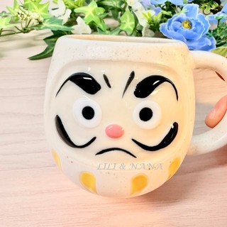【現貨】🇯🇵 日本製 馬克杯 達摩 造型馬克杯 陶瓷杯 咖啡杯 茶杯 送禮 生日禮物 交換禮物 水杯 造型杯 達摩杯