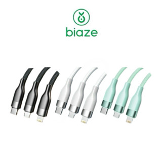 【biaze畢亞茲】三合一100W快充傳輸USB to Type-C/Lightning/Micro 多色1.2m/2m