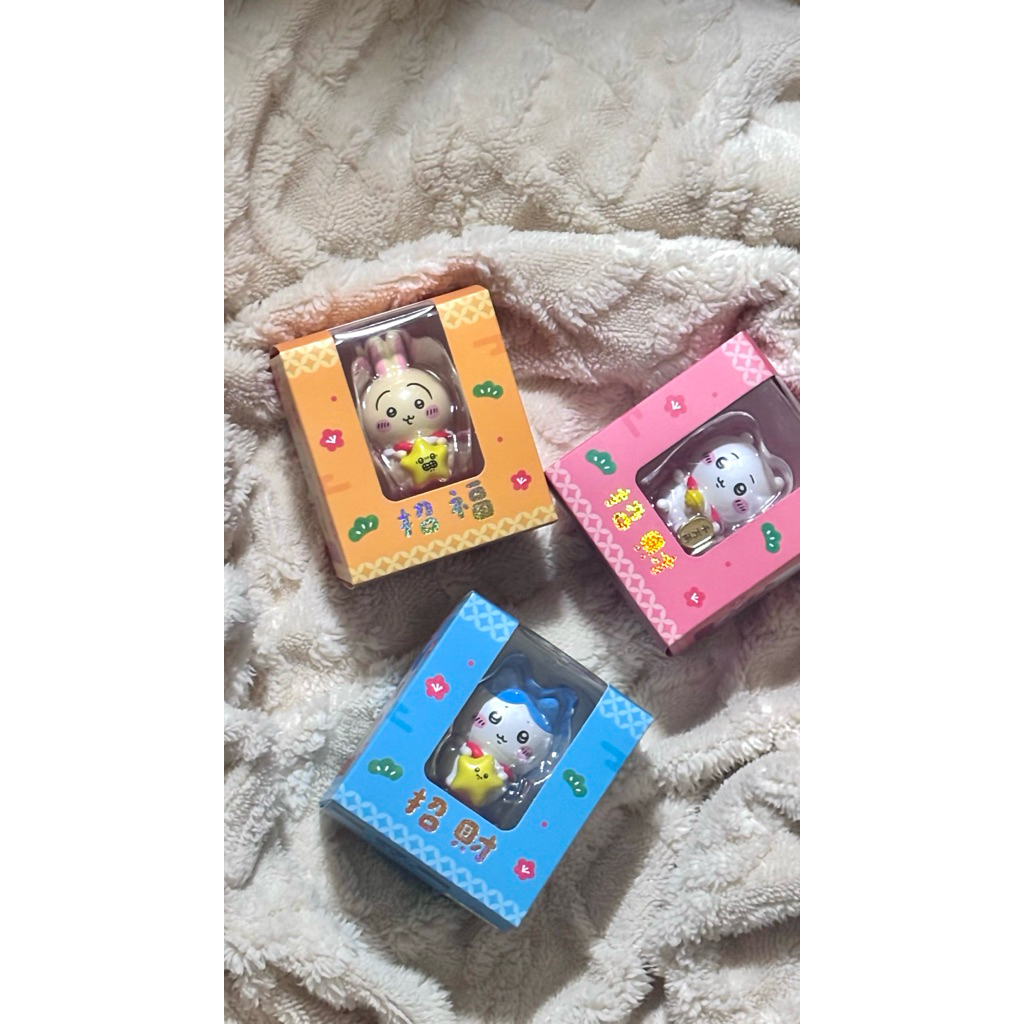 💗吉伊卡哇招財公仔🧸全新未拆封招財公仔吉伊卡哇小八貓兔兔