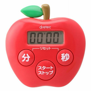 日本 dretec 計時器 蘋果/草莓 抗菌計時器