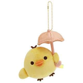 Tiffany’s Rilakkuma 拉拉熊 懶懶熊 全新現貨 雨衣系列 撐雨傘小雞吊飾 撐傘 小雞 吊飾 娃娃
