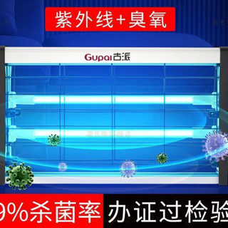 熱賣🌈紫外線消毒燈殺菌燈紫光燈臭氧家用商用幼兒園可懸掛式除蟎滅菌燈