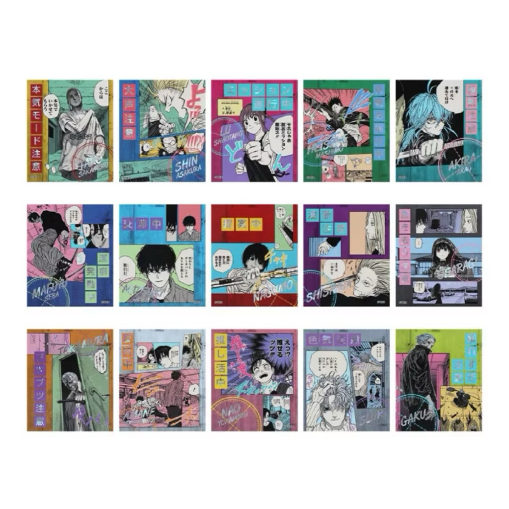 【現貨】🇯🇵坂本日常 js jump shop 原畫 警語貼紙 虎丸尚+赤尾晶