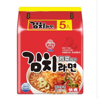 韓國不倒翁 OTTOGI 泡菜風味拉麵(120g*5入)