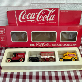 （極稀有）可口可樂 英國製 合金模型車 三臺盒組 CocaCola 收藏品