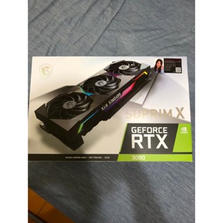 顯示卡 MSI微星 RTX 3080 SUPRIM X 10GB GDDR6X 附發票 二手遊戲顯示卡 保固到2027年