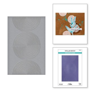 【不想工作。只想手作】Spellbinders 圓圈線條 浮雕版 Lined Circles