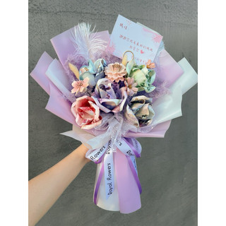 ✿Royal flowers ❀ 五朵玫瑰款有錢花