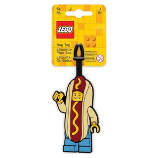 LEGO樂高 樂高 熱狗人吊牌 人偶造型行李吊牌 揹包吊飾 掛飾吊飾 COCOS LG287
