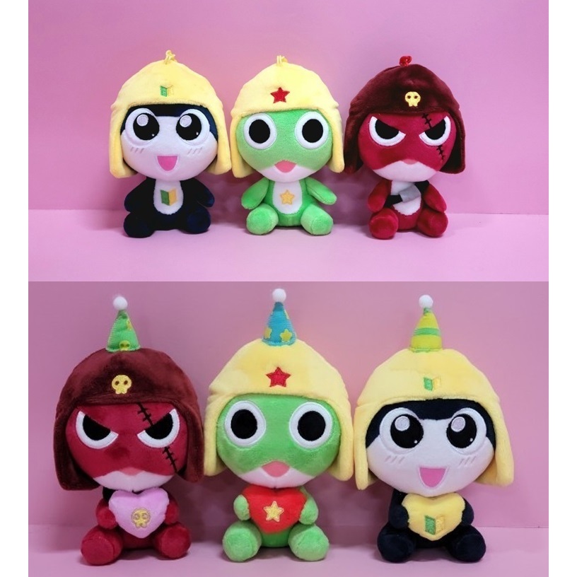 【現貨】韓國正版 Keroro 軍曹 娃娃吊飾 Giroro 伍長 Tamama 二等兵 15公分 吊牌 雷射標籤