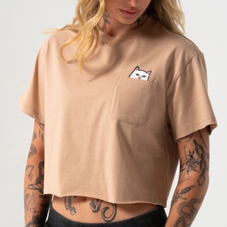RIPNDIP LORD NERMAL CROPPED BABY POCKET TEE 短版T恤 中指貓 台灣總代理