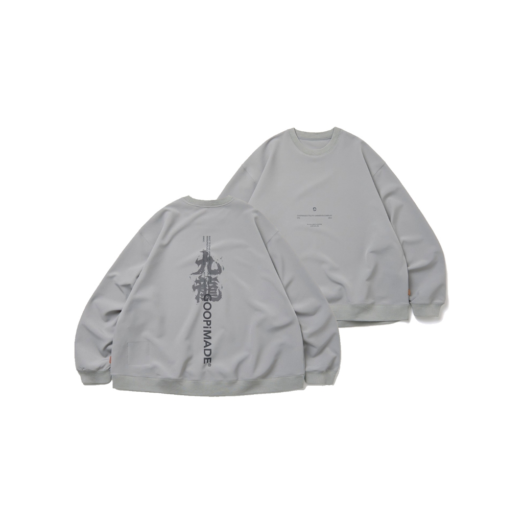 Goopi x 432HZ 香港限定 HK-01C 九龍長袖 大學Tee ComplexCon 灰色