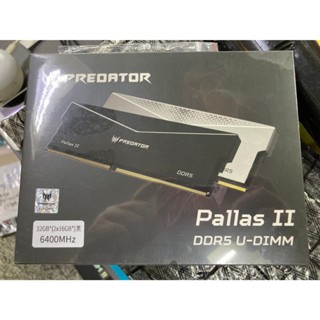 ACER Predator Pallas II DDR5-6400 32G(16G*2)黑 桌上型記憶體 自曲價3090