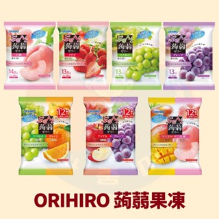 <韓國大媽>日本ORIHIRO 蒟蒻果凍 雙口味 水果果凍 果凍 蒟蒻 紫葡萄 青葡萄 蘋果 白桃