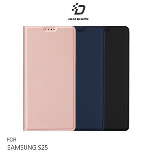 DUX DUCIS SAMSUNG 三星 Galaxy S25 SKIN Pro 皮套 側翻皮套 插卡 可立 掀蓋皮套