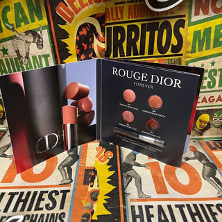 Dior迪奧 烈豔藍金唇膏 超完美持久唇膏 新絨霧柔霧啞光 附唇刷Rouge Dior試用品5色小樣