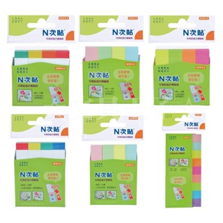 【文具王子】⚡現貨! N次貼 可再貼指示標籤.分類標籤.標示貼.索引標籤.重點標籤