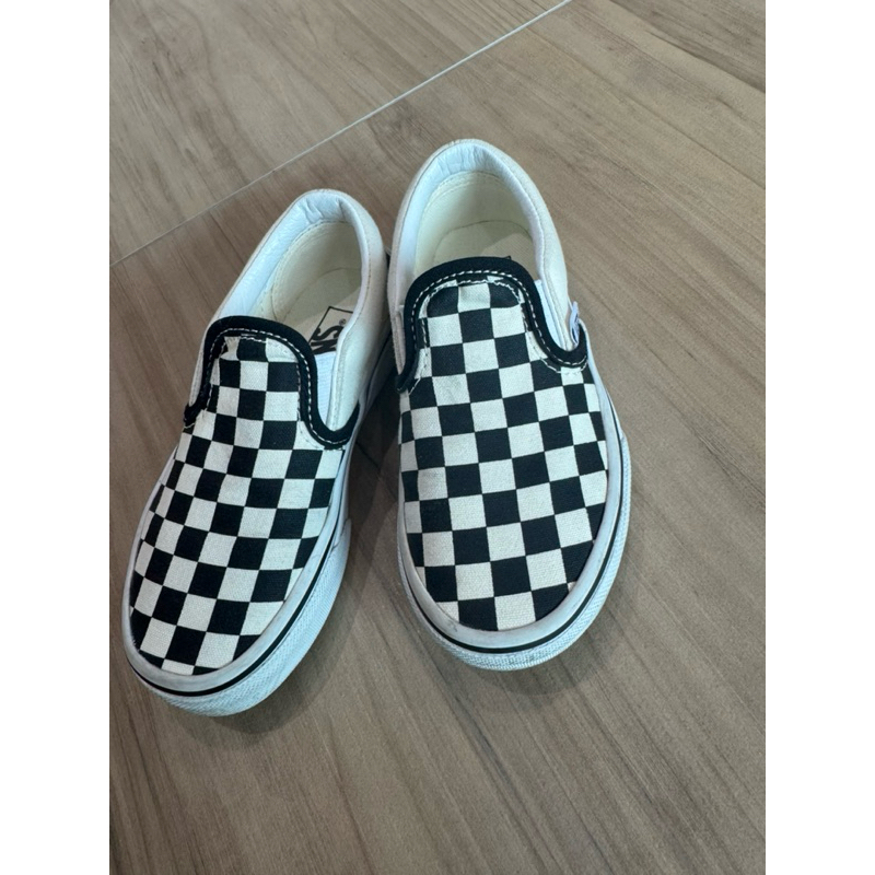 vans棋盤格 童鞋 16.5cm