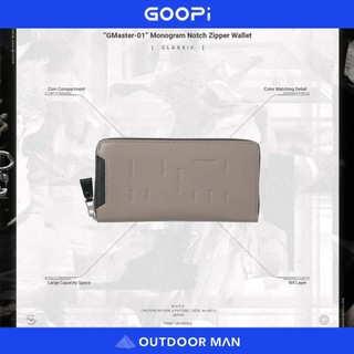 [GOOPiMADE]“GMaster-01” Monogram Notch Zipper Wallet Classic