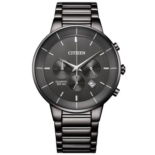 聊聊甜甜價◆CITIZEN 星辰 Chronograph系列 黑鋼計時腕錶 AN8227-53H