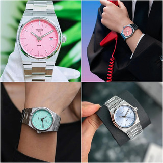 TISSOT天梭 Prx系列復古六角設計女鋼錶 新款配色 35MM 【 Watch On-line Store 】