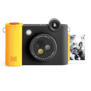 【隔日配】KODAK Smile+ 二合一相機 拍立得相印機 ZINK免墨水2x3 特效濾鏡記憶卡插槽 2512
