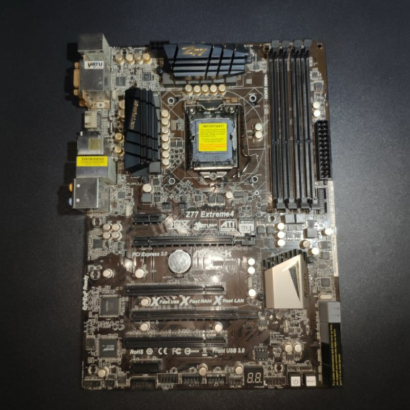 華擎 ASRock Z77 Extreme 4 故障主機板 支援2、3代CPU