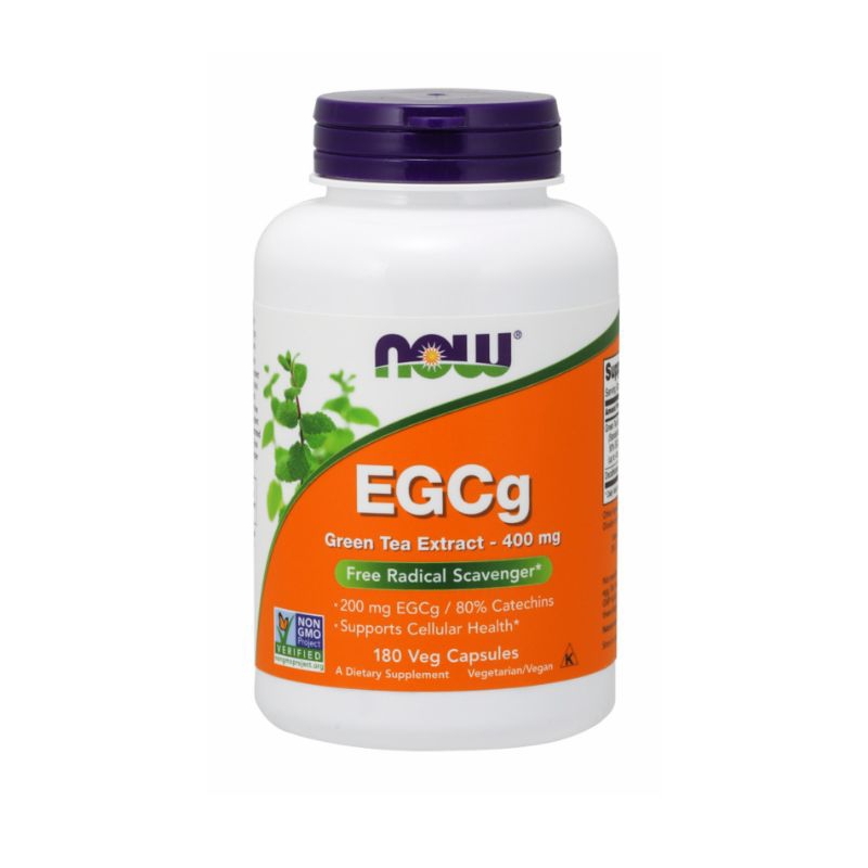 +樂活態度+NOW  EGCg 兒茶素 綠茶素 素食膠囊 400mg, 90 入