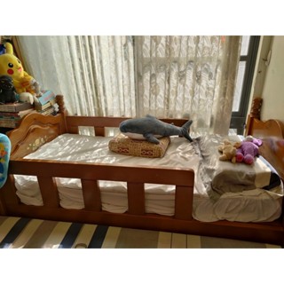 北歐風實木單人床\北歐風實木兒童床\北歐風實木幼兒床\北歐風實木幼童床\單人木床