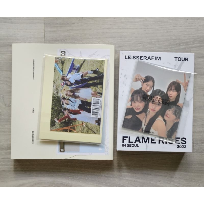 Le sserafim 2025 年曆 flame raises 首爾場 固配