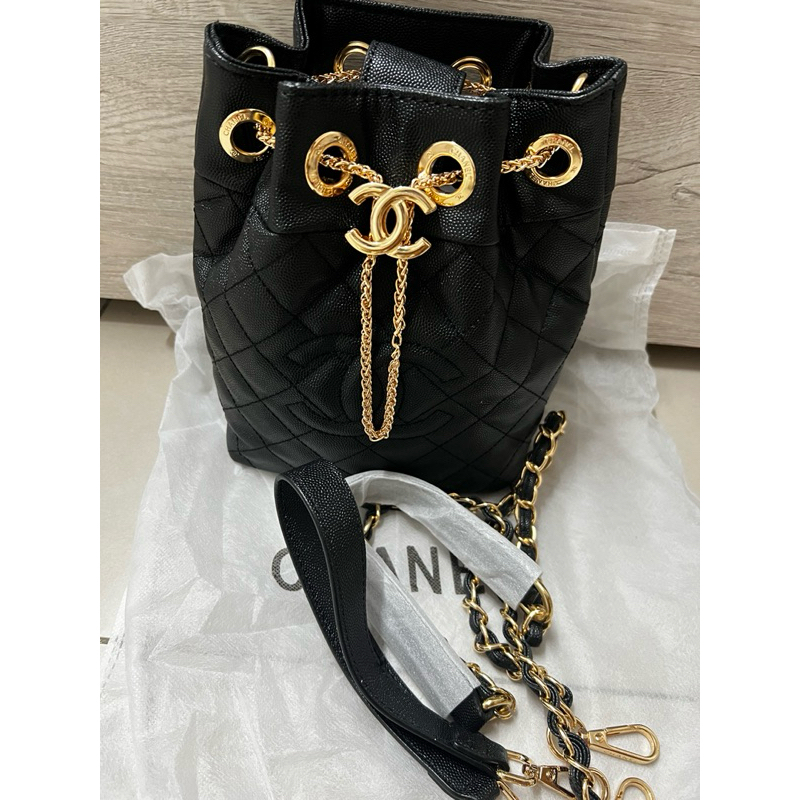 全新||日本🇯🇵中古Chanel vip gift贈品水桶包🚀現貨