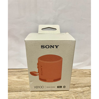 SONY 索尼 SRS-XB100 橘 可攜式無線藍芽喇叭 IP67防水防塵