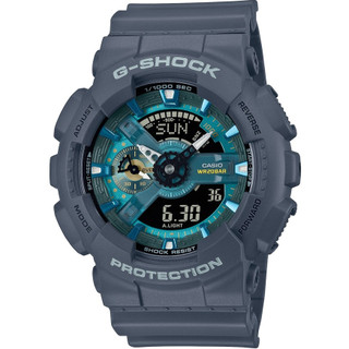 CASIO卡西歐 G-SHOCK 熱帶風格 暗夜綠洲 電子錶 GA-110AS-2A