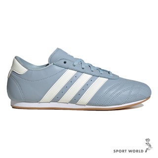 Adidas 休閒鞋 女鞋 跆拳道鞋 皮革 TAEKWONDO 藍【運動世界】JS3317